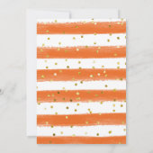 Invitation Baby shower neutre de Little Citrouille Fall (Dos)