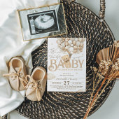 Invitation Baby shower neutre de l'ours