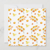 Invitation Baby shower Neutre des animaux forestiers (Dos)