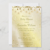 Invitation Baby shower neutre Rocking Horse (Dos)