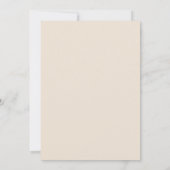 Invitation Baby shower neutre Toile De Jouy avec Bow (Dos)