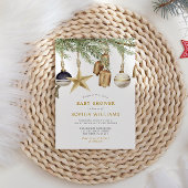 Invitation Baby shower Noël d'hiver