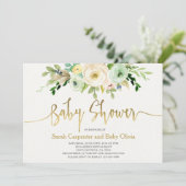 Invitation Baby shower non sexiste (Debout devant)