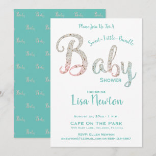 Invitation Baby shower, Nouvelle douche pour bébé,
