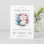 Invitation Baby shower numérique classique (Debout devant)