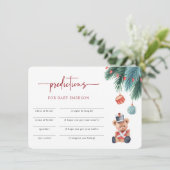 Invitation Baby shower Nutcracker (Debout devant)