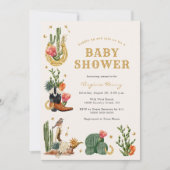 Invitation Baby shower occidental (Devant)