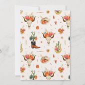 Invitation Baby shower occidental (Dos)