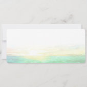 Invitation Baby shower Ocean Sunset Pass (Dos)