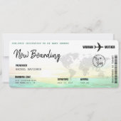 Invitation Baby shower Ocean Sunset Pass (Devant)