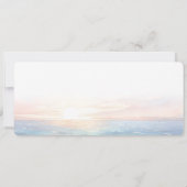 Invitation Baby shower Ocean Sunset Pass (Dos)
