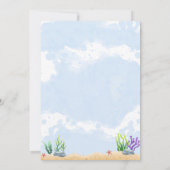 Invitation Baby shower océanique (Dos)