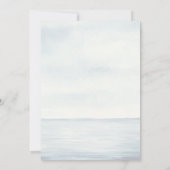 Invitation Baby shower océanique nautique (Dos)