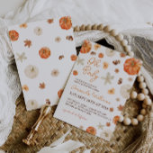 Invitation Baby shower Oh Baby Pumpki