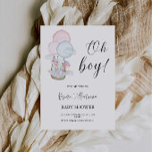 Invitation Baby shower, Oh Invitation Garçon,