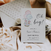 Invitation Baby shower, Oh Invitation Garçon,