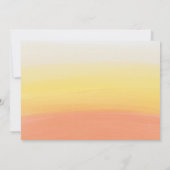 Invitation Baby shower Ombre Halloween Candy Corn (Dos)