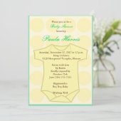 Invitation Baby shower Onesy (Debout devant)