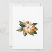 Invitation Baby shower orange (Dos)