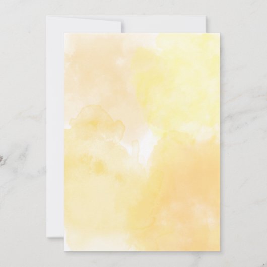 Invitation Baby shower orange (Dos)