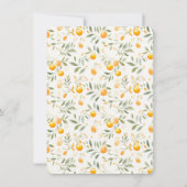Invitation Baby shower Orange Blossom Bliss (Dos)