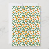 Invitation Baby shower orange doux (Dos)