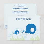 Invitation Baby shower organique Invitaitons de planète de (Devant / Derrière)