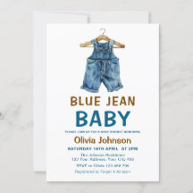 Baby shower Ouest Blue Jean Boy