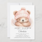 Invitation Baby shower Ours (Devant)