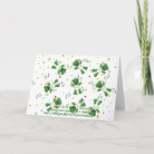 Invitation Baby shower Ours et Tracteur vert (Dos)