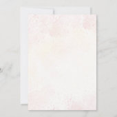 Invitation Baby shower Ours Rose (Dos)