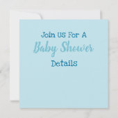 Invitation Baby shower Ours Teddy (Dos)