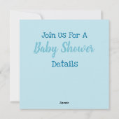 Invitation Baby shower Ours Teddy (Dos)