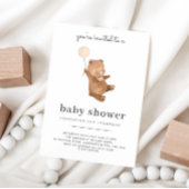 Invitation Baby shower Ours Teddy