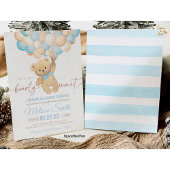 Invitation Baby shower Ours Teddy On Peut Bearly W