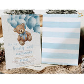 Invitation Baby shower Ours Teddy On Peut Bearly W