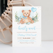 Invitation Baby shower Ours Teddy Thème Ours