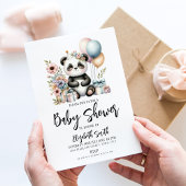 Invitation Baby shower Panda