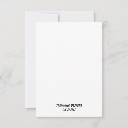 Invitation Baby shower Panda aquarelle simple (Dos)