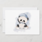 Invitation Baby shower Panda Boy (Dos)