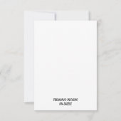 Invitation Baby shower Panda rouge simple aquarelle (Dos)