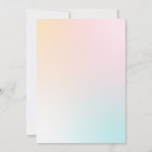 Invitation Baby shower papillon (Dos)