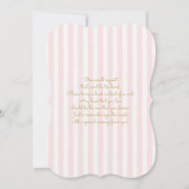 Invitation Baby shower papillon (Dos)