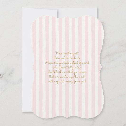 Invitation Baby shower papillon (Dos)