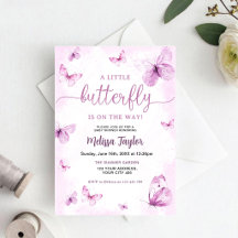Baby Shower Papillon