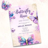 Invitation Baby shower papillon