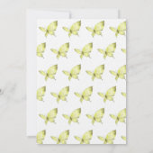 Invitation Baby Shower Papillon (Dos)