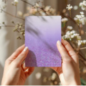 Invitation Baby shower papillon Boho Purple Floral Girl