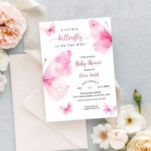 Baby Shower Papillon Mignon