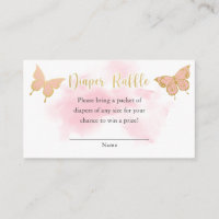 Invitation Baby shower papillon rose